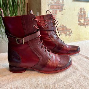 John Fluevog Elliston Women Boots, Size 11, Red